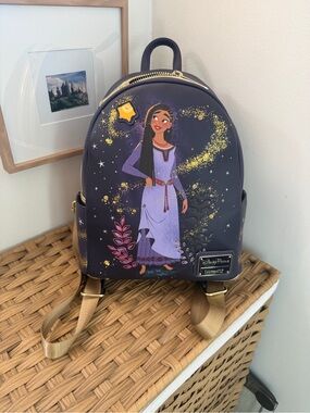 Loungefly x Disney Wish Asha Purple Mini Backpack